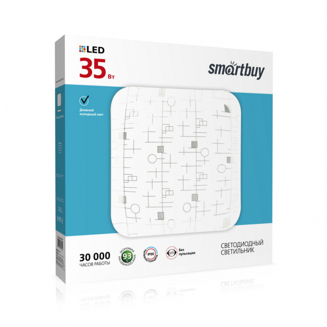 Светодиодный потолочный светильник (LED) Loongo 35W, Smartbuy