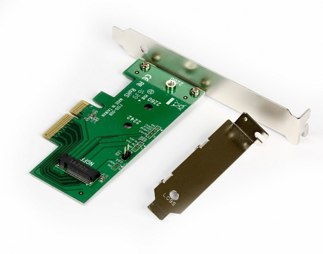 Адаптер DT-120 для M.2 M-Type SSD в PCIe 4.0 x4