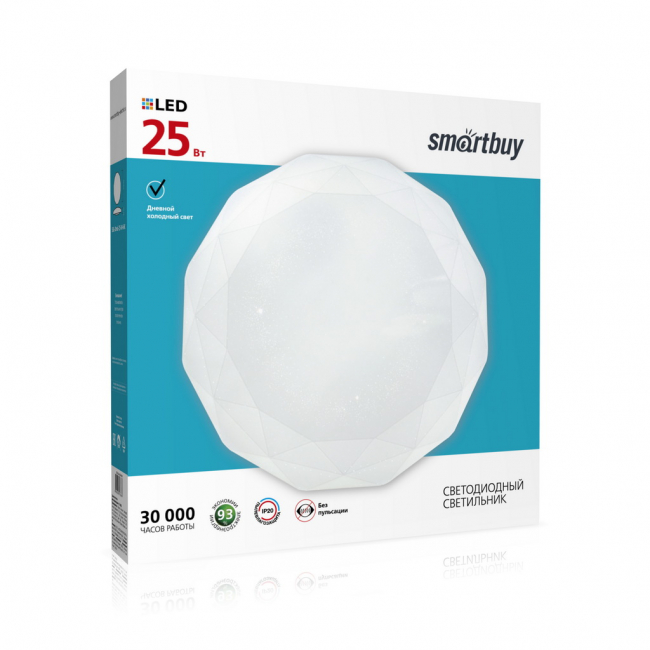 Светодиодный потолочный светильник (LED) Dimond 25W, Smartbuy Светодиодный потолочный светильник (LED) Dimond 25W, Smartbuy