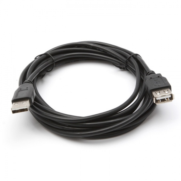 USB2.0 <Am-->Af> 3,0 м, черный, кабель-удлинитель Smartbuy