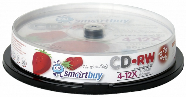 Диск Smartbuy CD-RW 80min 4-12x Диск Smartbuy CD-RW 80min 4-12x
