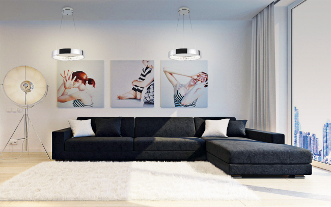 Светодиодная люстра (LED) Smartbuy Подвесная Хром Светодиодная люстра (LED) Smartbuy Подвесная Хром