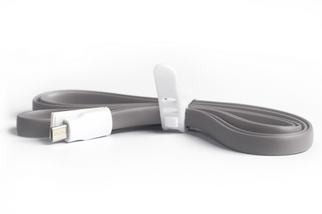 USB - micro USB, 1 м, серый, магнитный, дата-кабель Smartbuy