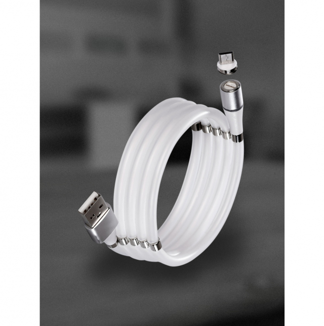 Зарядка (кабель) Smartbuy MicroUSB, 3 Ампера, магнит,самосвор,отсоед.наконеч,1м BOX, Smartbuy Зарядка (кабель) Smartbuy MicroUSB, 3 Ампера, магнит,самосвор,отсоед.наконеч,1м BOX, Smartbuy