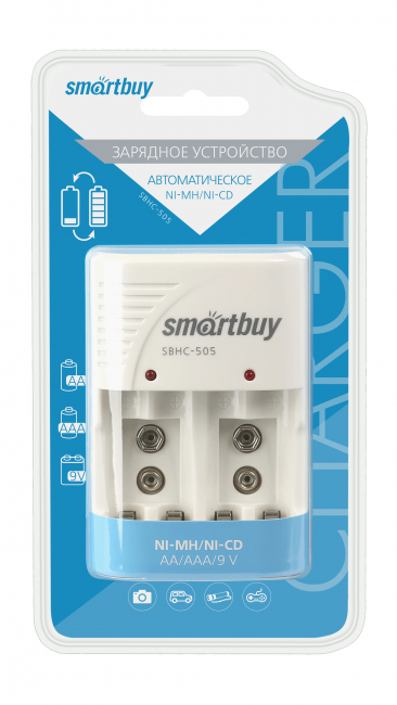 ЗУ для Ni-Mh/Ni-Cd аккумуляторов 505 автоматическое, Smartbuy ЗУ для Ni-Mh/Ni-Cd аккумуляторов 505 автоматическое, Smartbuy