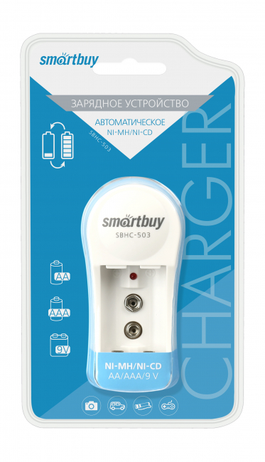 ЗУ для Ni-Mh/Ni-Cd аккумуляторов 503 автоматическое, Smartbuy ЗУ для Ni-Mh/Ni-Cd аккумуляторов 503 автоматическое, Smartbuy