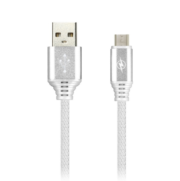 Зарядка (кабель) Smartbuy MicroUSB нейлон с мет. наконечн. белый, 2 А, 1 м BOX, Smartbuy Зарядка (кабель) Smartbuy MicroUSB нейлон с мет. наконечн. белый, 2 А, 1 м BOX, Smartbuy