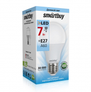 Светодиодная (LED) Лампа Smartbuy-A60-07W/4000/E27-А Светодиодная (LED) Лампа Smartbuy-A60-07W/4000/E27-А