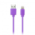Зарядка (кабель) Smartbuy 8pin для Apple, оплетка ПВХ , длина 1 м, фиолет BOX, Smartbuy Зарядка (кабель) Smartbuy 8pin для Apple, оплетка ПВХ , длина 1 м, фиолет BOX, Smartbuy
