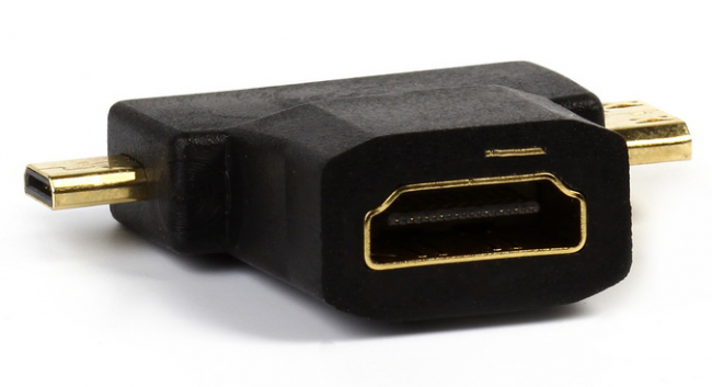 HDMI F-miniHDMI M-microHDMI M, адаптер Smartbuy HDMI F-miniHDMI M-microHDMI M, адаптер Smartbuy
