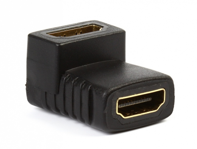 HDMI F — F, угловой разъем, адаптер Smartbuy