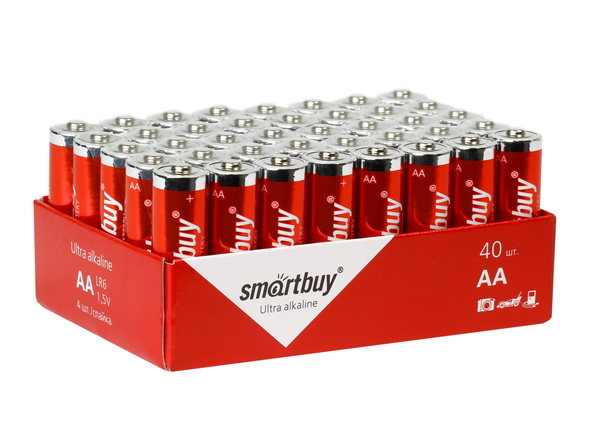 Алкалиновая батарейка LR6/40 bulk, Smartbuy Алкалиновая батарейка LR6/40 bulk, Smartbuy