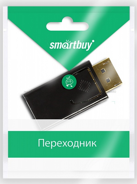 Displayport M - HDMI F, адаптер Smartbuy Displayport M - HDMI F, адаптер Smartbuy