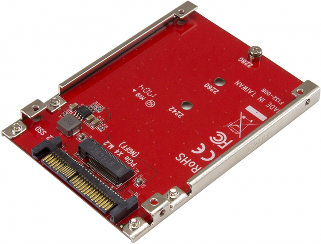 Адаптер DT-132 для NVMe M.2 SSD в 2.5” U.2