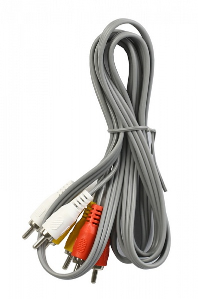 3xRCA (M) - 3xRCA (M) 1,8 м, кабель соединительный Smartbuy 3xRCA (M) - 3xRCA (M) 1,8 м, кабель соединительный Smartbuy