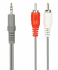 3.5 Jack (M) - 2xRCA (M) 3,0 м, стерео, аудио, кабель соединительный Smartbuy 3.5 Jack (M) - 2xRCA (M) 3,0 м, стерео, аудио, кабель соединительный Smartbuy