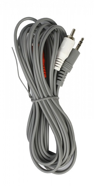 3.5 Jack (M) - 2xRCA (M) 3,0 м, стерео, аудио, кабель соединительный Smartbuy 3.5 Jack (M) - 2xRCA (M) 3,0 м, стерео, аудио, кабель соединительный Smartbuy