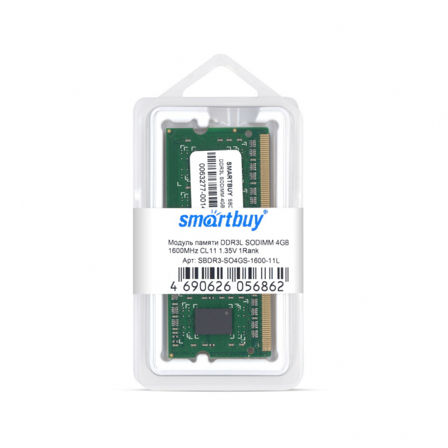 Модуль памяти DDR3L SODIMM 1600MHz CL11 1,35V 1Rank (EOL) Модуль памяти DDR3L SODIMM 1600MHz CL11 1,35V 1Rank (EOL)