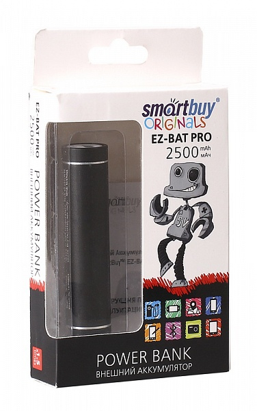 Внешний аккумулятор (Power bank) SmartBuy® EZ-BAT PRO, черный